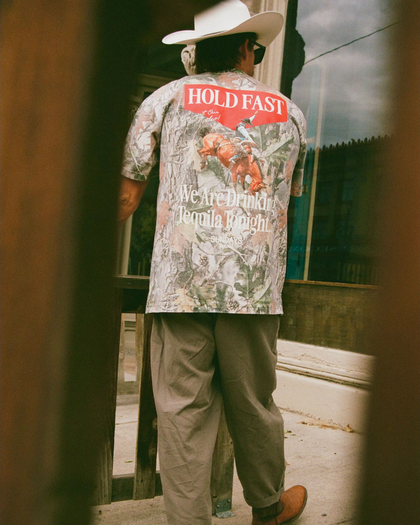 The Hold Fast Tee - Camo/White