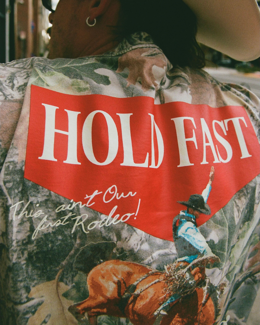 The Hold Fast Tee - Camo/White