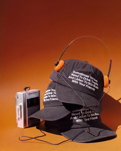 The 90s Music Hat - Black / White