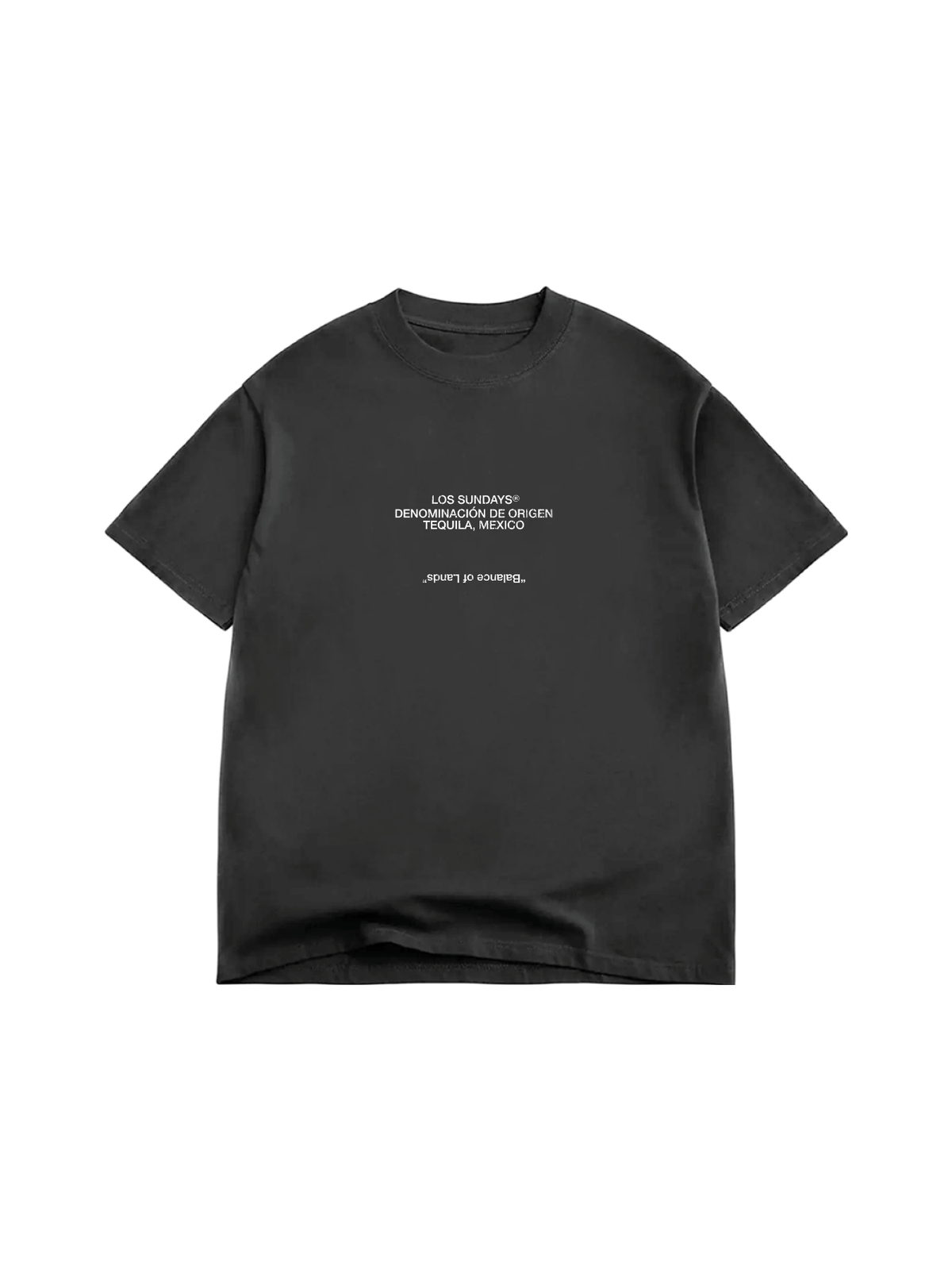 The Balance Tee - Vintage Black / White