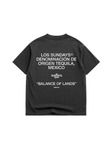 The Balance Tee - Vintage Black / White