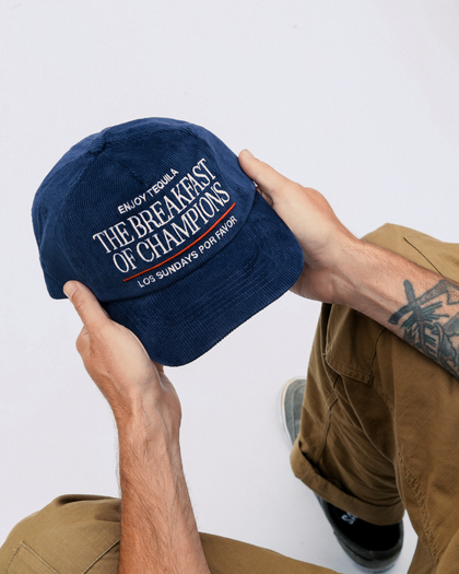 The Breakfast Corduroy Cap - Navy