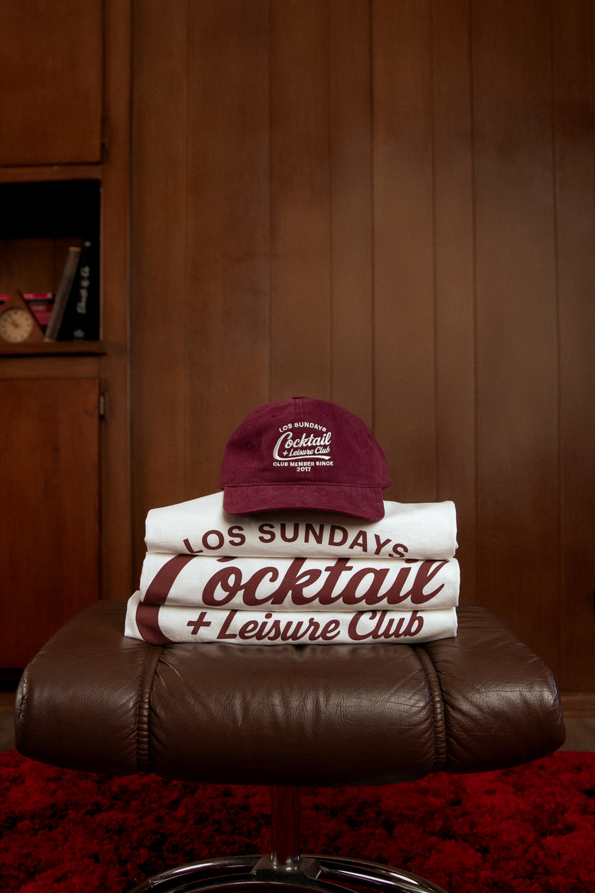 The Cocktail & Leisure Tee - Blanc White