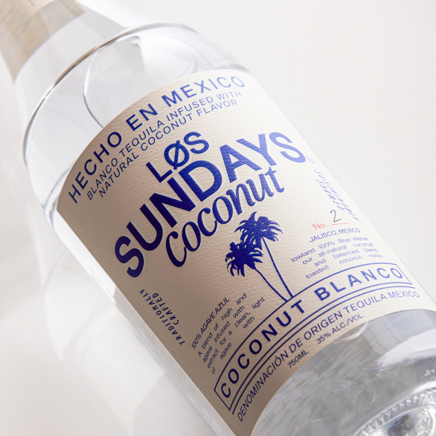 Los Sundays Tequila Coconut Blanco - 750ML