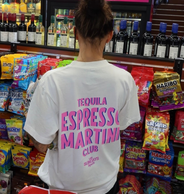 The Espresso Martini Tee - Blanc White