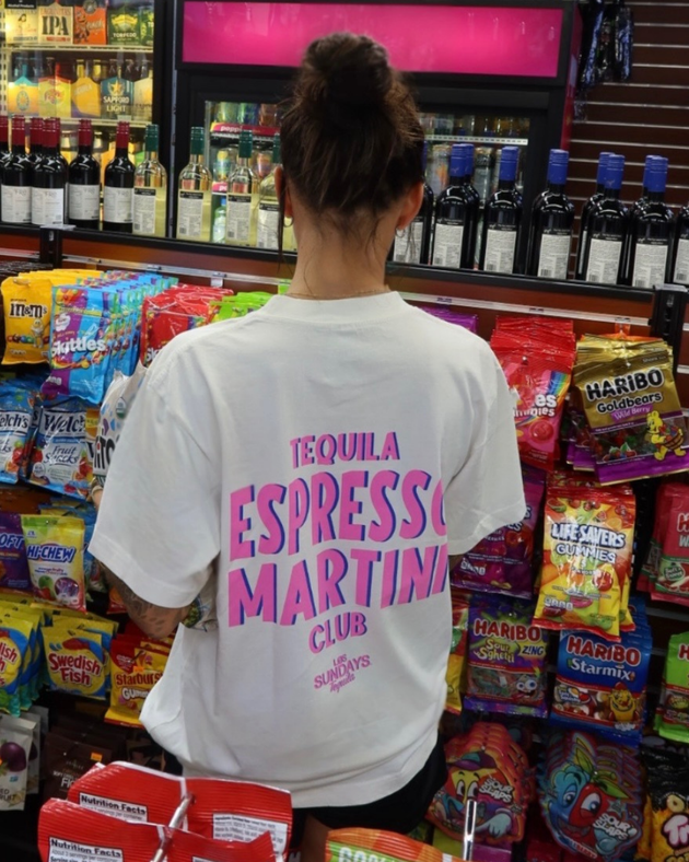 The Espresso Martini Tee - Blanc White