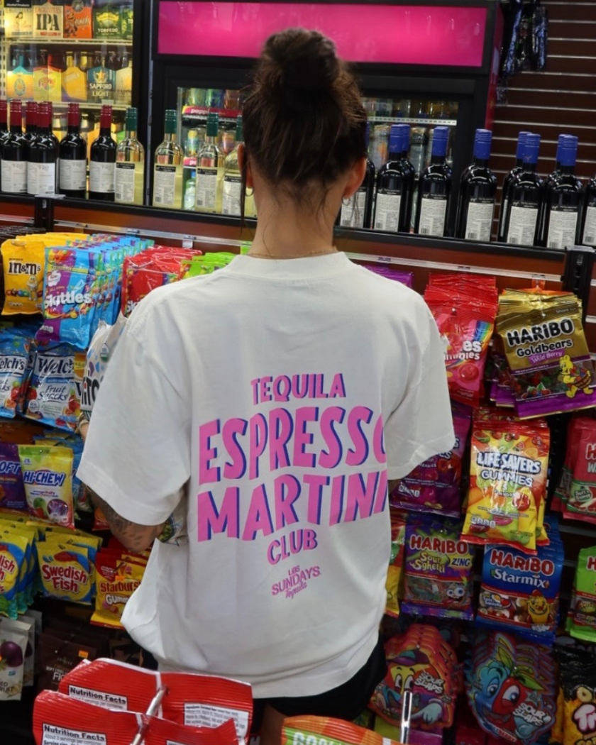 The Espresso Martini Tee - Blanc White
