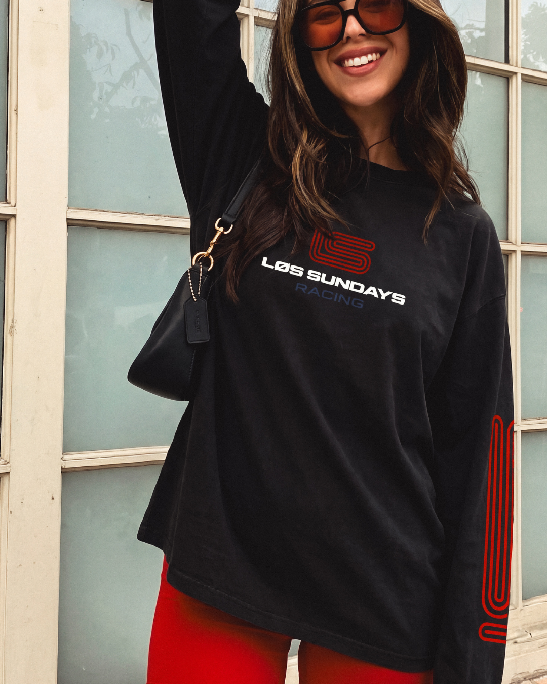Formula 100 L/S Tee - Black / White