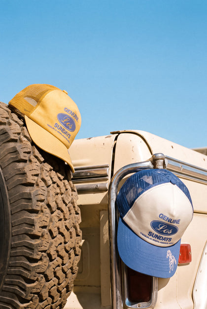 Genuine Trucker Hat - Royal / Bone