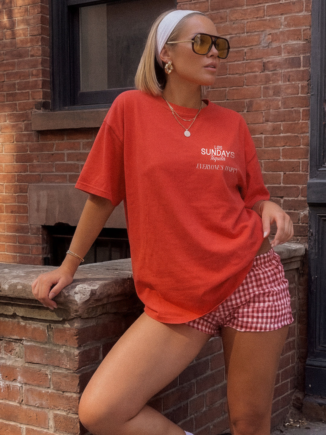 The Happy Tee - Red