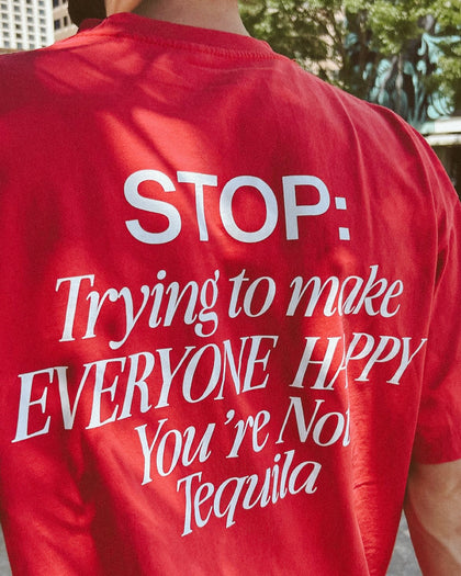The Happy Tee - Red