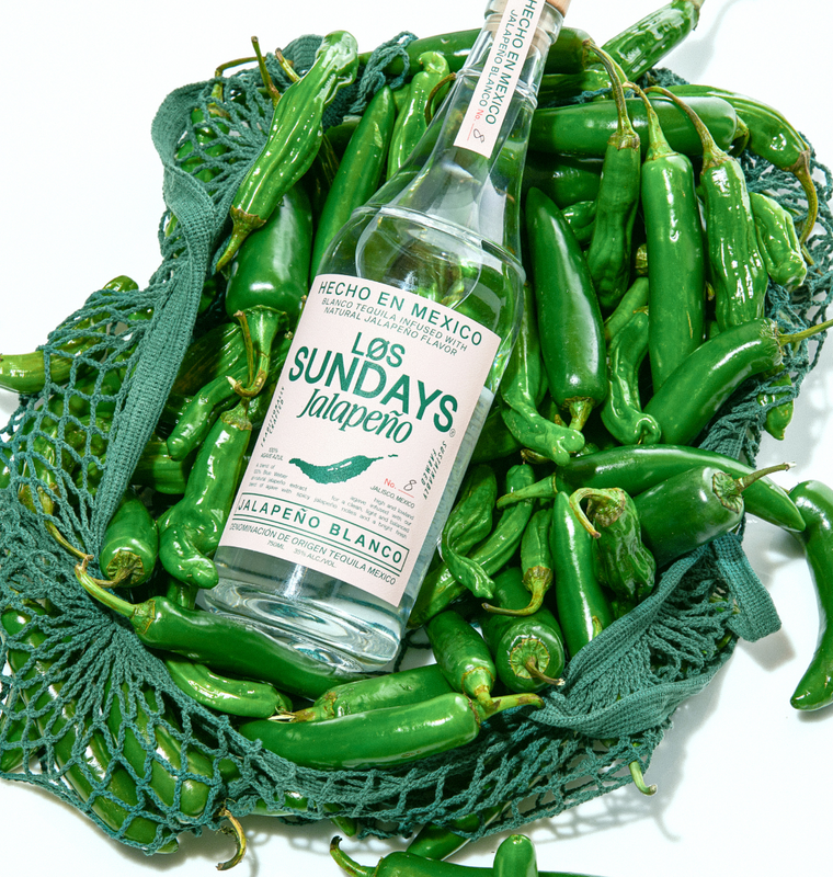 Los Sundays Tequila Jalapeño Blanco - 750ML