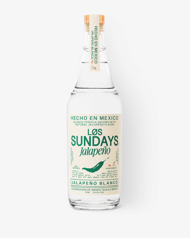 Los Sundays Tequila Jalapeño Blanco - 750ML
