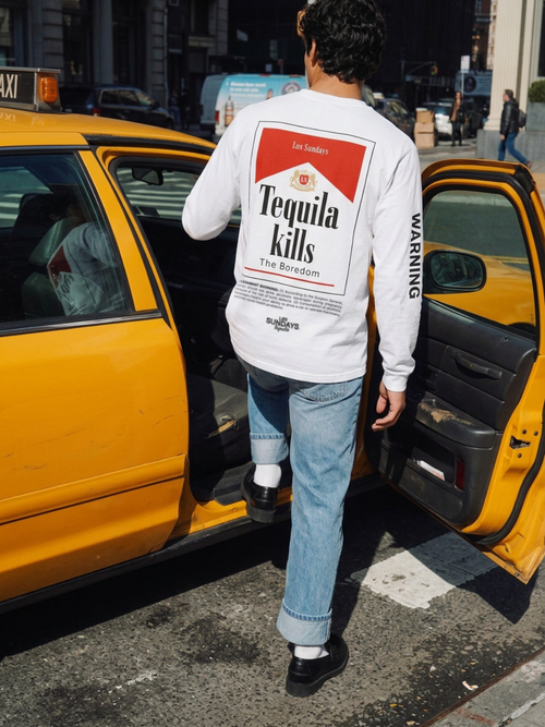 The Kills Two L/S Tee - Blanc White