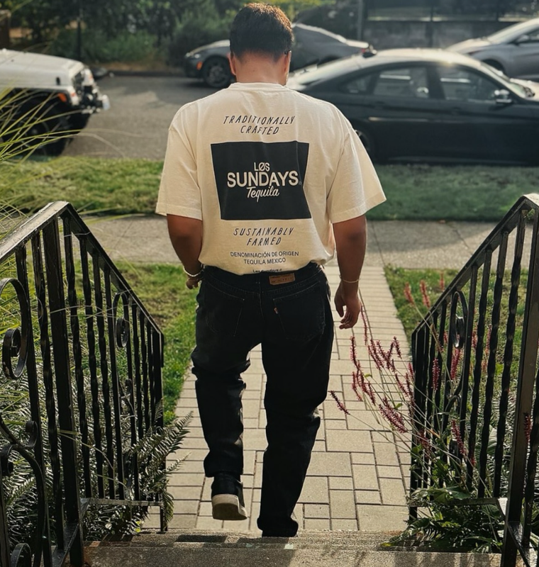 The Origin Tee - Blanc White/Black