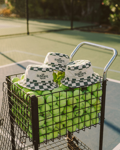 Tequila & Tennis Bucket Hat - Off White / Checkered