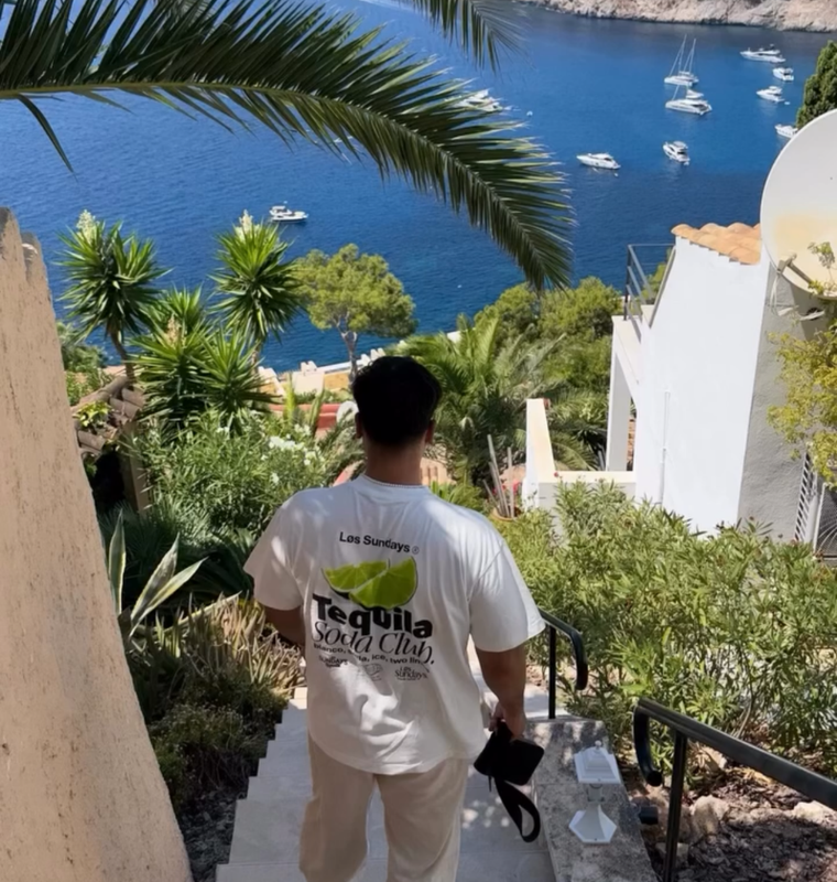 The Tequila Soda Club Tee - Blanc White