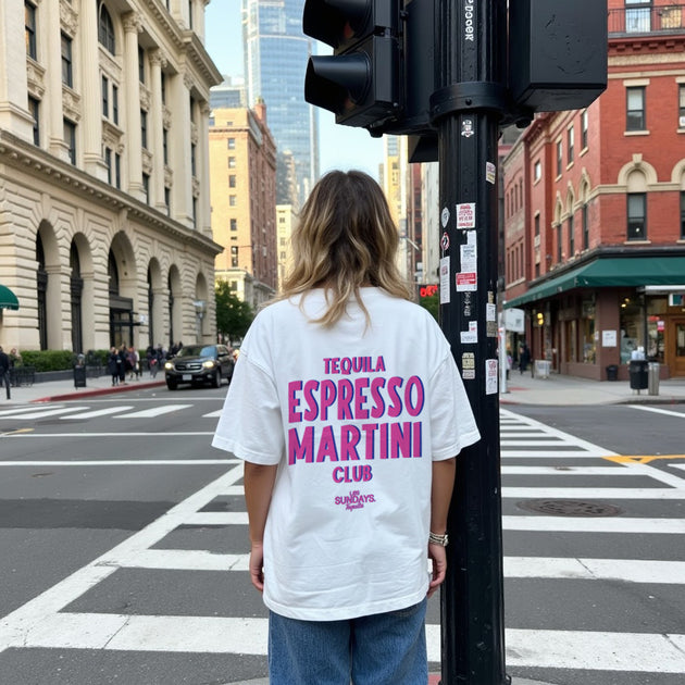 The Espresso Martini Tee - Blanc White