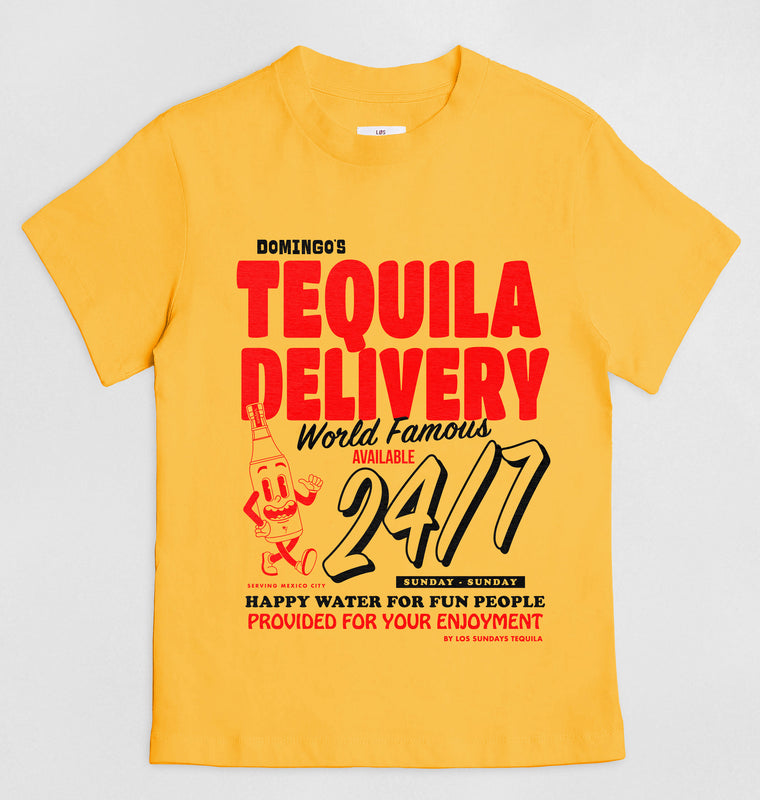 The Delivery Tee - Mustard